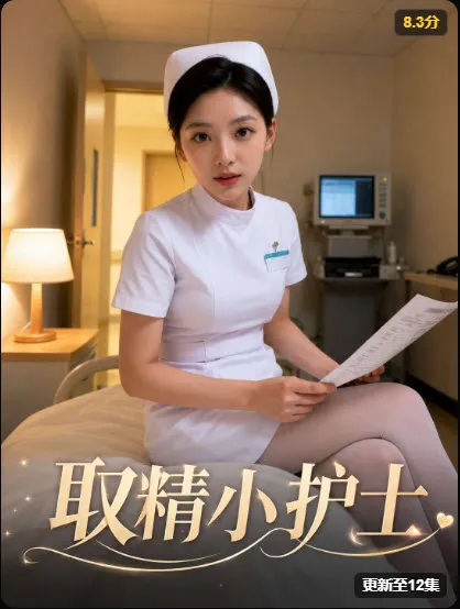 黄火短剧都市甜宠短剧《小护士》职场恋爱题材海报